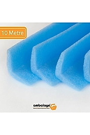 10 Metre Koruyucu Sünger Profil Polietilen Köşe Koruyucu Kenar Koruyucu L 5x5