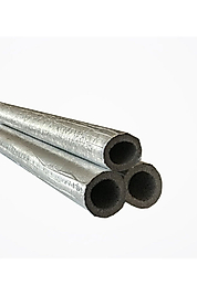 32 Mm'lik Alüminyum Folyolu Izole Boru (1 Metre) 10 Adet 35/10 Folyoluboru Isı Izolasyon