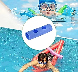 Çocuklar için Kilitli Deniz Makarnası Yüzme Öğrenme Yardımcısı - Pembe-Kırmızı