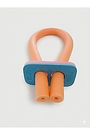 Delikli Havuz Makarnası ve Bağlantı Elemanı Seti - TURUNCU