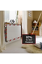 15 Adet Yapışkanlı Isı Yalıtım Levhası 3 Mm Petek Arkası Radyatör Kalorifer Arkalığı Izolasyon Plaka