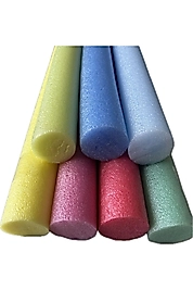 7 Adet Gökkuşağı Renkleri Yüzme Makarnası, Deniz Ve Havuz Makarnası, Köpük Sosis