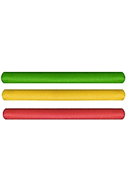 3 adet Yüzme Makarnası, Deniz Ve Havuz Makarnası, Köpük Sosis (Kırmızı - Sarı - Yeşil)