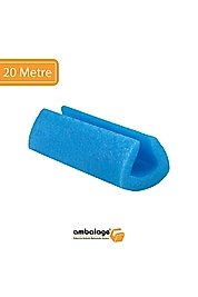 20 Metre Koruyucu Sünger Profil Polietilen Köşe Koruyucu Kenar Koruyucu U40