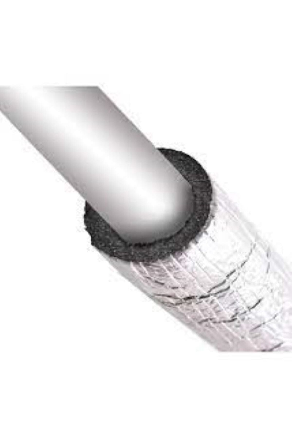 32 Mm'lik Alüminyum Folyolu Izole Boru (1 Metre) 10 Adet 35/10 Folyoluboru Isı Izolasyon