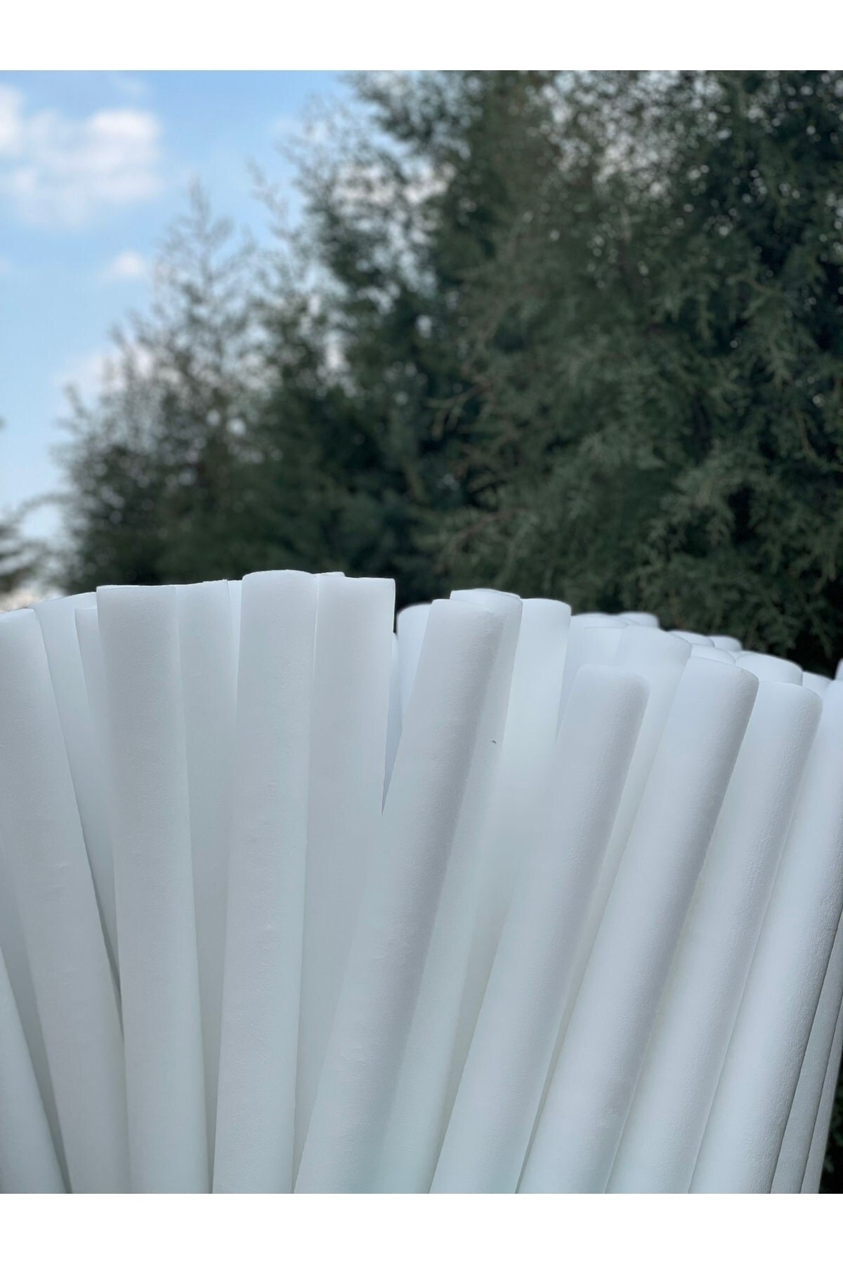 5 Adet Deniz Ve Havuz Makarnası, Köpük Sosis, Beyaz