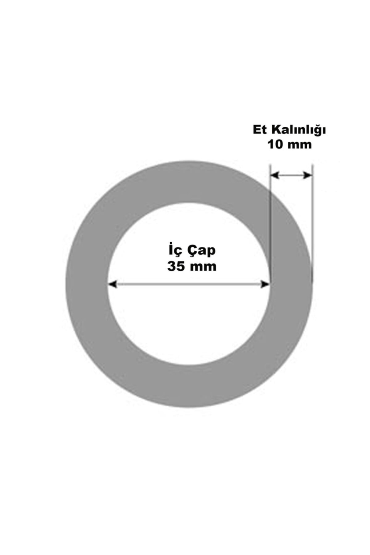 35 Mm Izolasyon Borusu Polietilen Boru Yalıtım Kılıfı Köpüğü 2 Metre