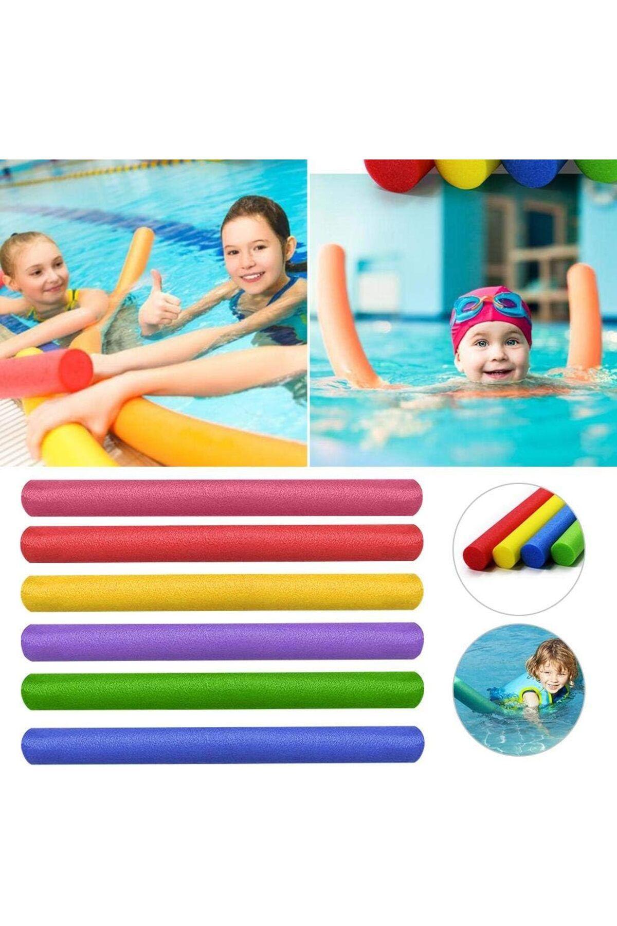 10 Adet Çok Renkli Yüzme Makarnası