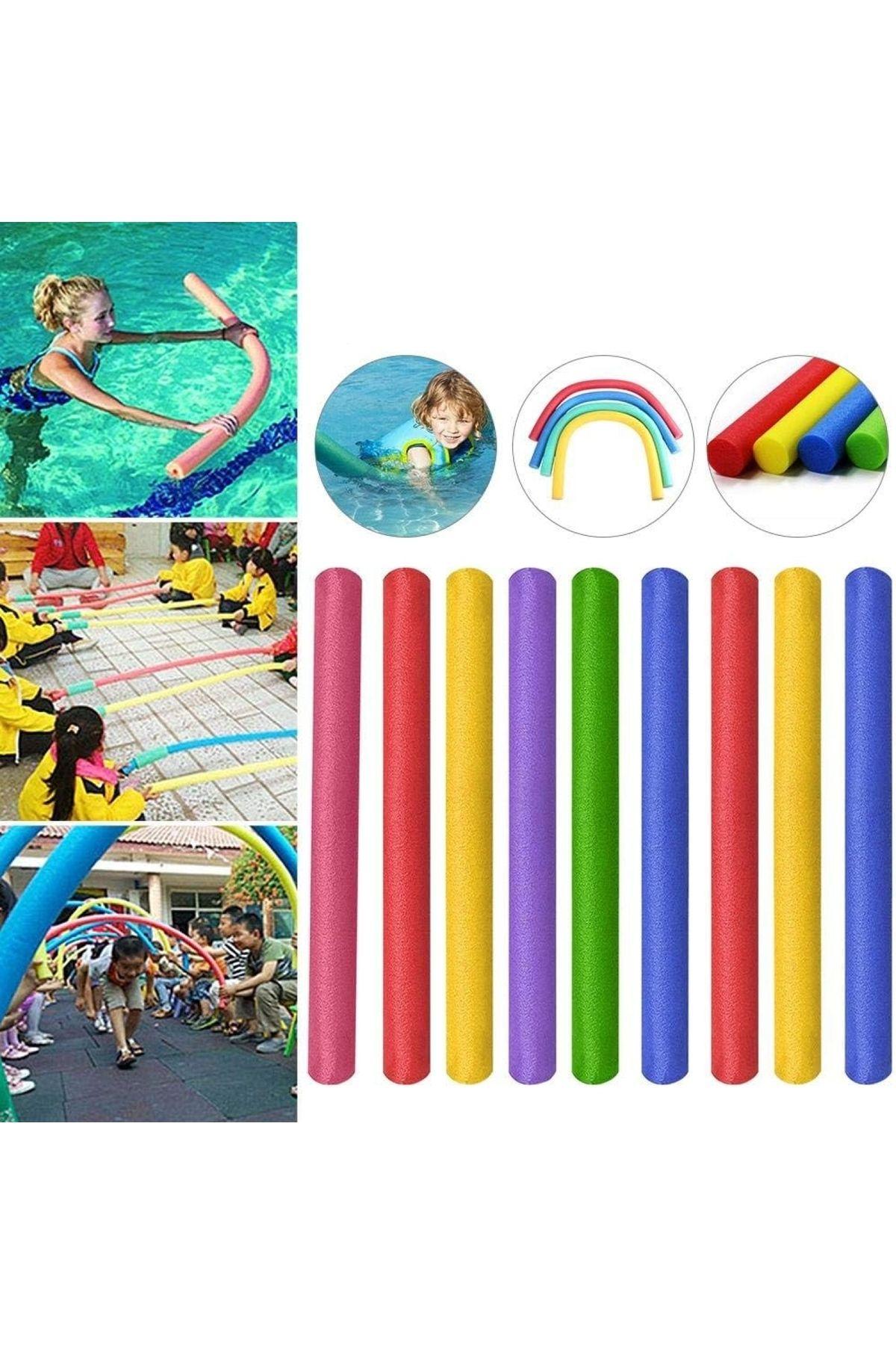 20 Adet Çok Renkli Yüzme Makarnası, Deniz Ve Havuz Makarnası, Köpük Sosis
