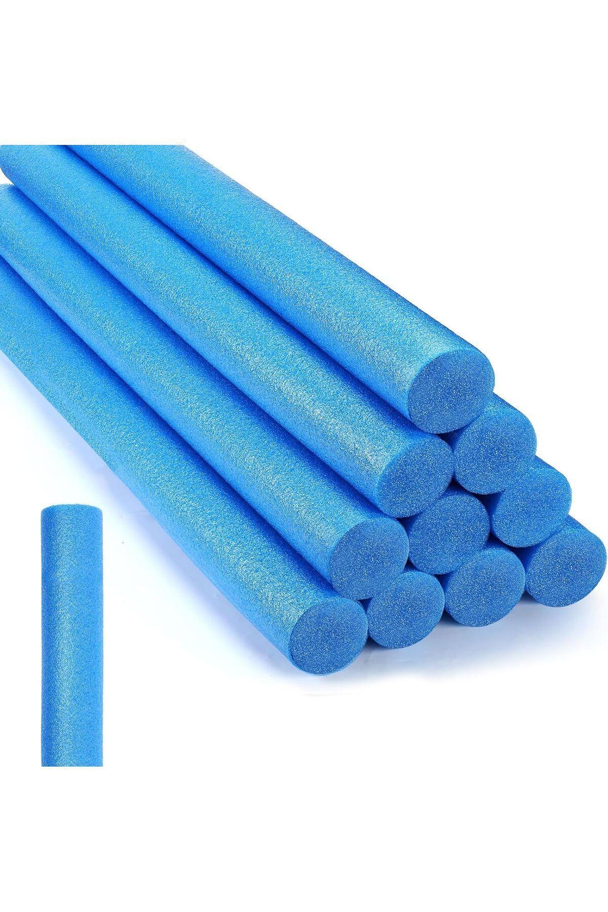 Mavi Renk 10 adet Yüzme Makarnası, Deniz Ve Havuz Makarnası, Köpük Sosis