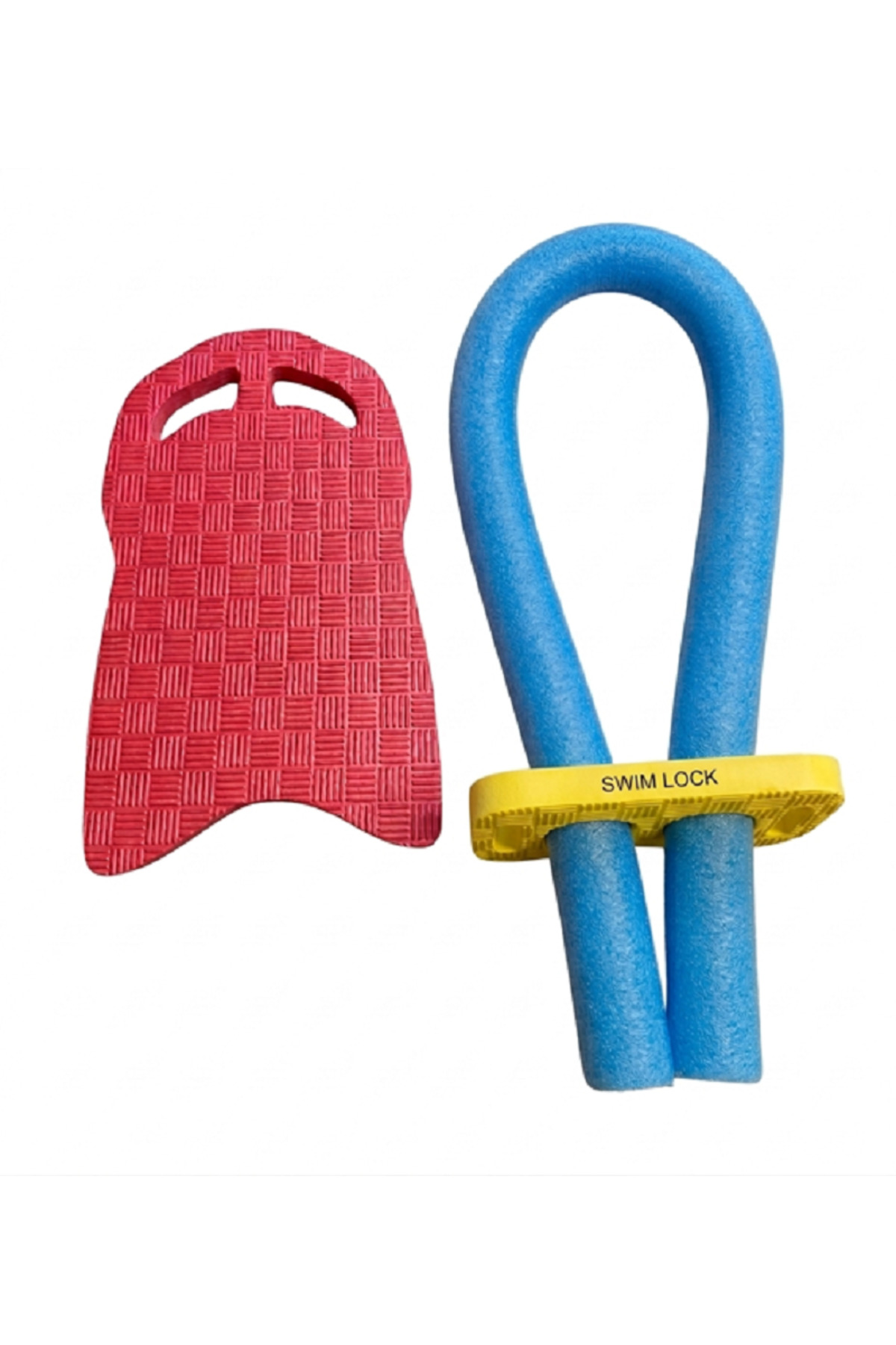 Yüzme Tahtası - Havuz Makarnası 3lü Set - Kırmızı-Mavi