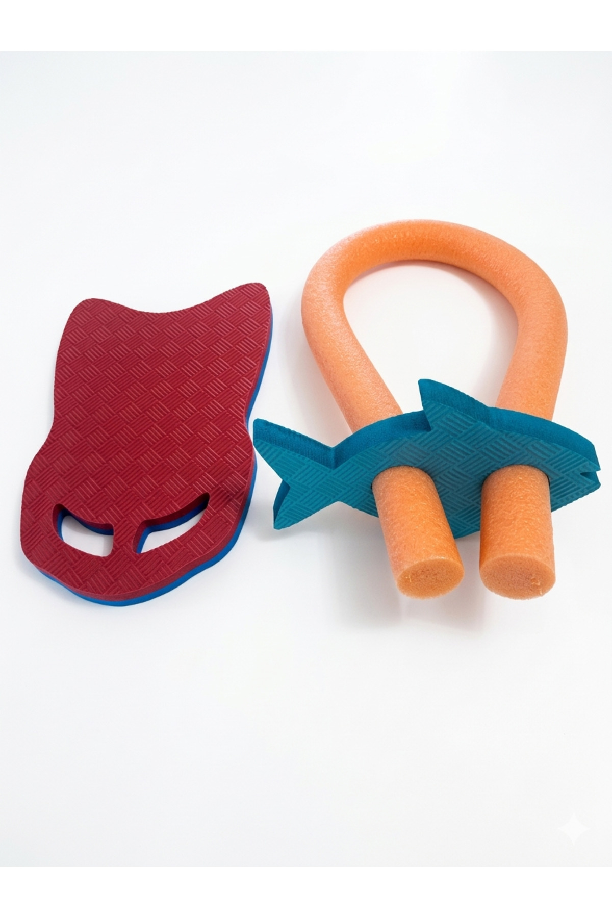 Yüzme Tahtası - Havuz Makarnası 3lü Set - Kırmızı-Turuncu