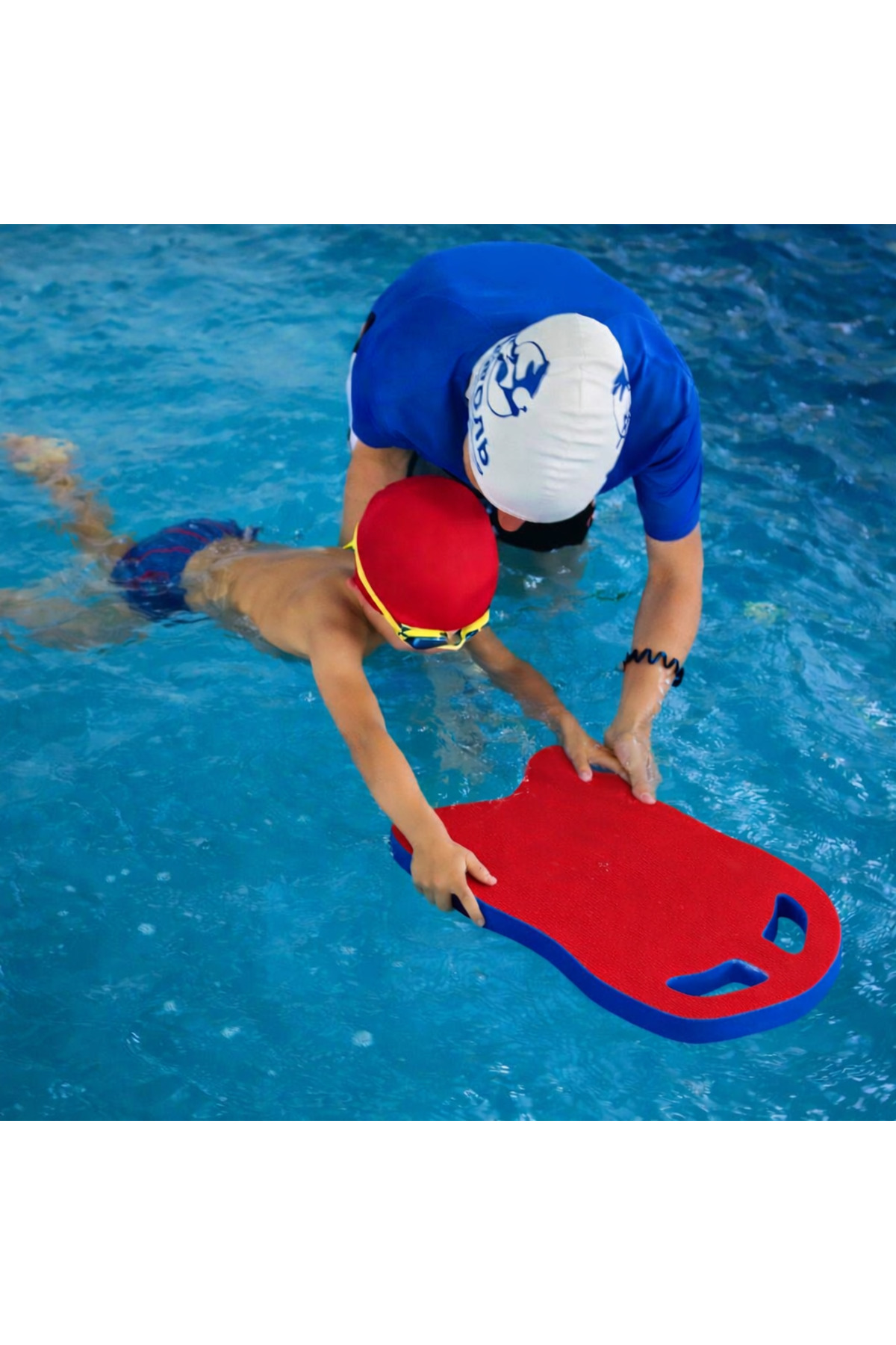 Kırmızı-Mavi Yüzme Tahtası Yüzme Öğrenme aparatı Yüzme Yardımcısı